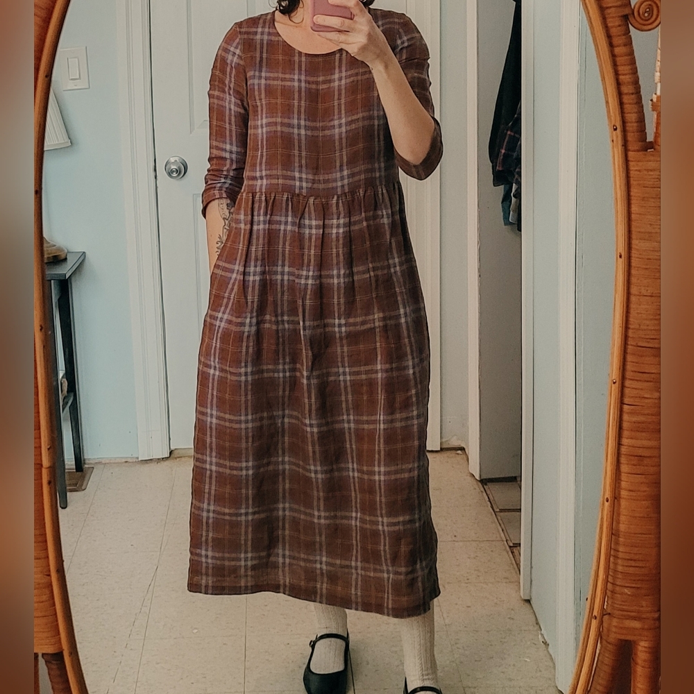 Ethical Linen Midi Dress